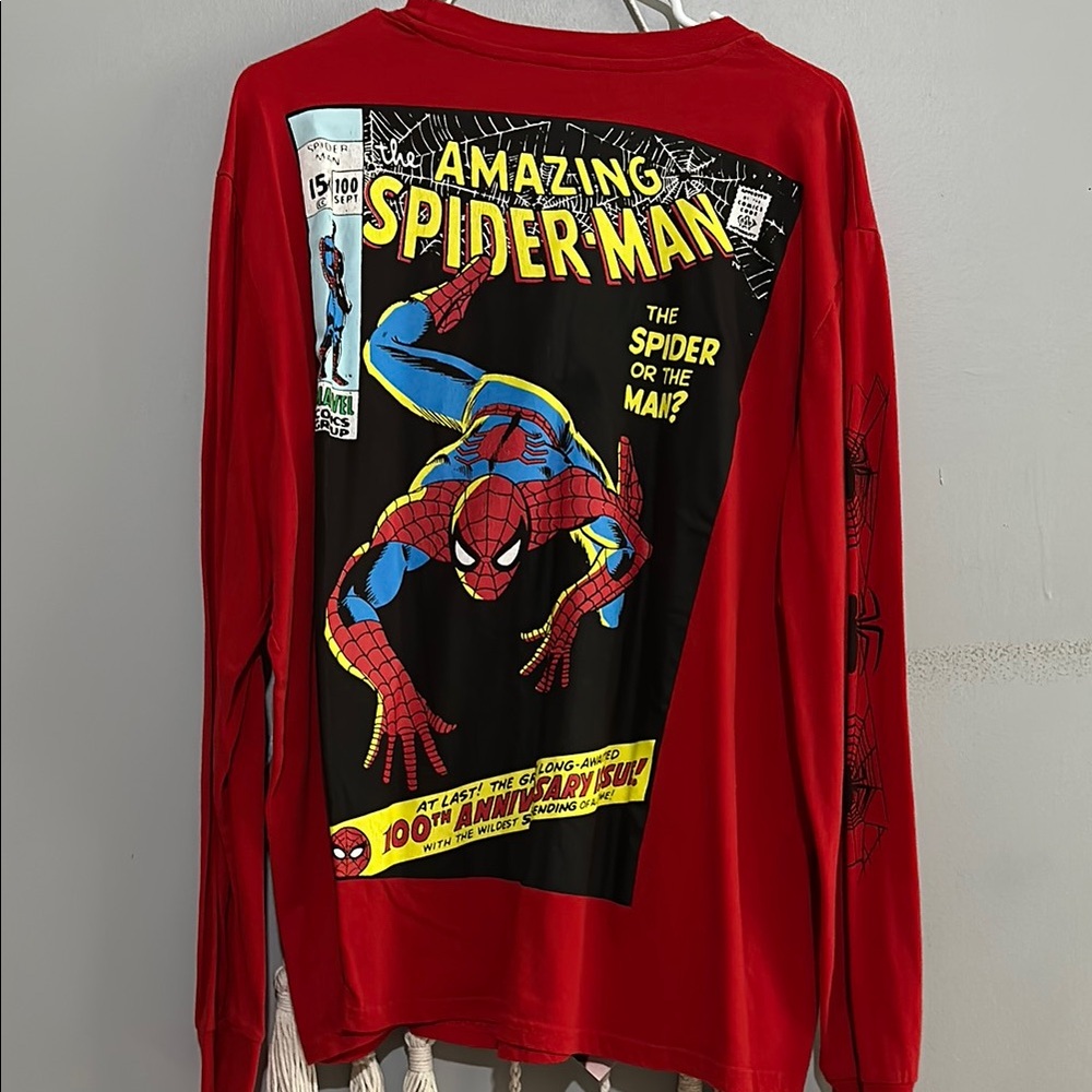 Men's Amazing Spider-Man Graphic Long Sleeve Shirt